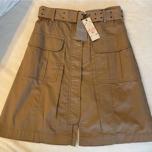 Plenty by Tracy Reese Light Brown Cargo Size 4 Skirt NWT